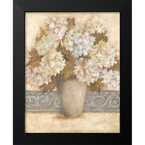 Carols Bouquet I Black Modern Wood Framed Art Print by Robinson, Carol