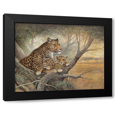 Shadow of Love Black Modern Wood Framed Art Print by Manning, Ruane