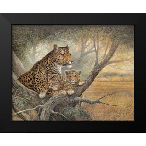 Shadow of Love Black Modern Wood Framed Art Print by Manning, Ruane