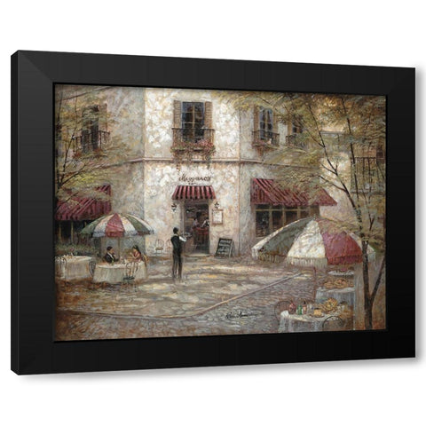 Maggianos Black Modern Wood Framed Art Print with Double Matting by Manning, Ruane