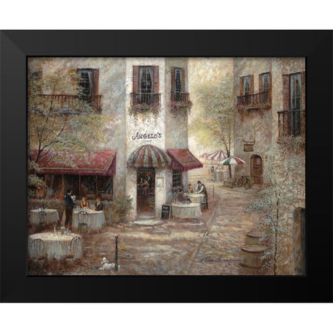 Angelos Black Modern Wood Framed Art Print by Manning, Ruane