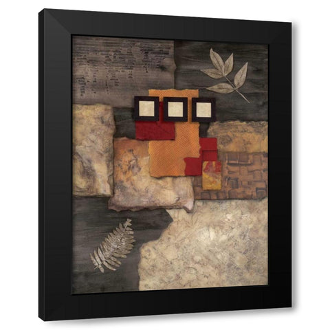 Designer Foliage I Black Modern Wood Framed Art Print by Olson, Norm