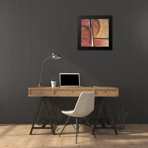 Movement I Black Modern Wood Framed Art Print by Alldredge, Joy
