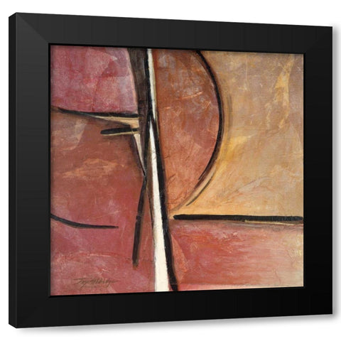 Movement I Black Modern Wood Framed Art Print by Alldredge, Joy