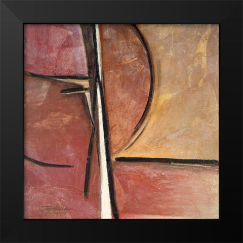 Movement I Black Modern Wood Framed Art Print by Alldredge, Joy