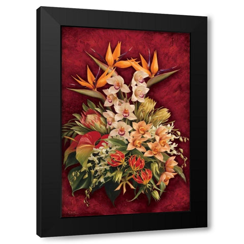 Rare Exotics I Black Modern Wood Framed Art Print by Levashov, Igor