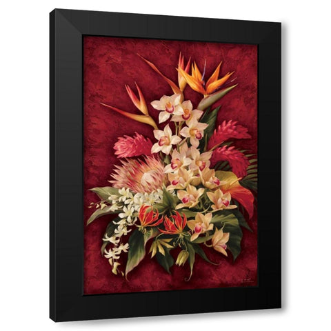 Rare Exoitcs II Black Modern Wood Framed Art Print with Double Matting by Levashov, Igor