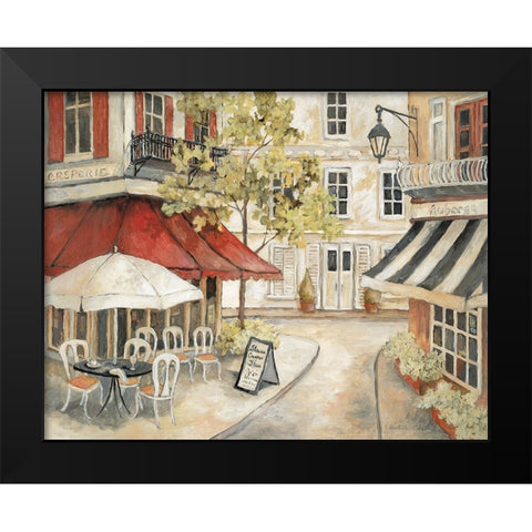 Daytime Cafe I Black Modern Wood Framed Art Print by Olson, Charlene