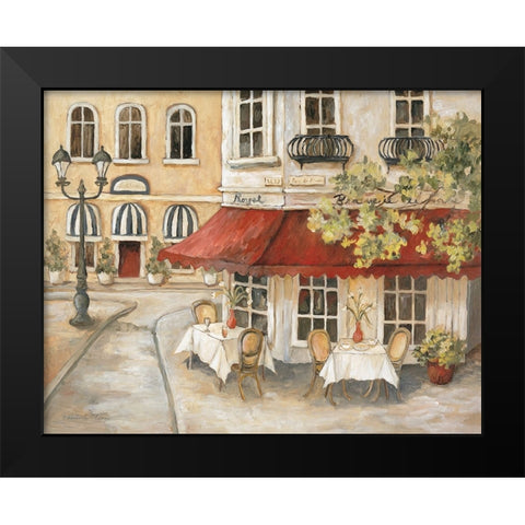 Daytime Cafe II Black Modern Wood Framed Art Print by Olson, Charlene