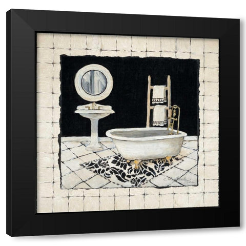 Pamper Me II Black Modern Wood Framed Art Print by Olson, Charlene