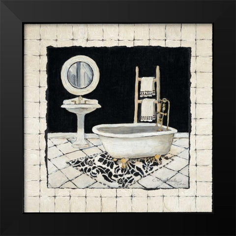 Pamper Me II Black Modern Wood Framed Art Print by Olson, Charlene