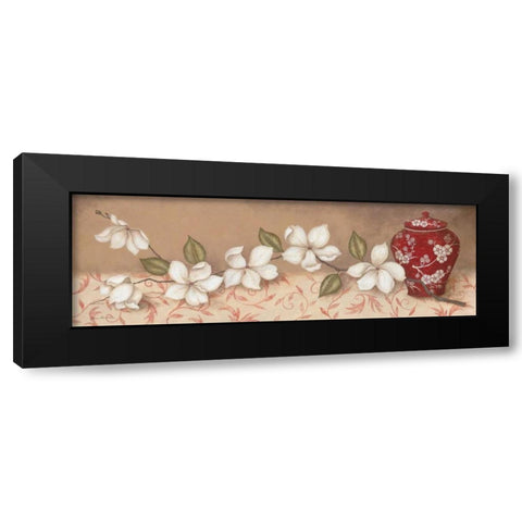 Mantle Masterpiece II Black Modern Wood Framed Art Print with Double Matting by Carroll, Jane