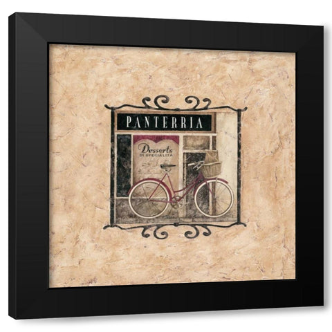 Panterria Black Modern Wood Framed Art Print with Double Matting by Donovan, Maria