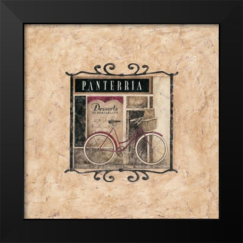 Panterria Black Modern Wood Framed Art Print by Donovan, Maria