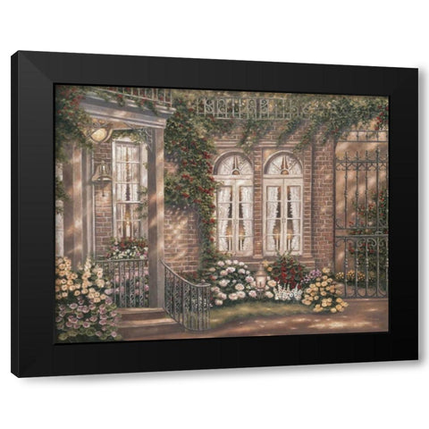 New Orleans Twilight I Black Modern Wood Framed Art Print with Double Matting by Brown, Betsy