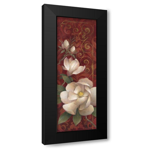 Magnolia Melody II Black Modern Wood Framed Art Print by Vollherbst-Lane, Elaine