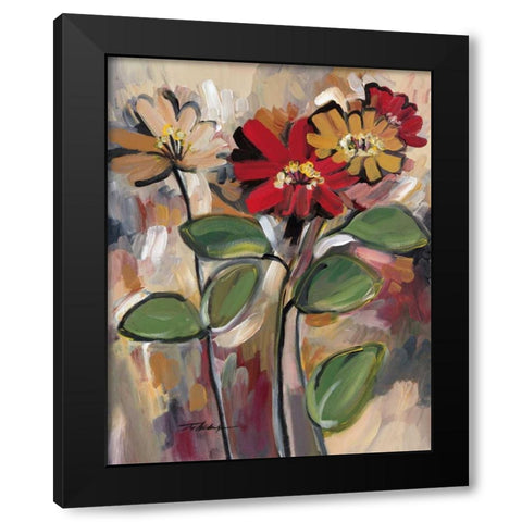Daisy Divine I Black Modern Wood Framed Art Print by Alldredge, Joy