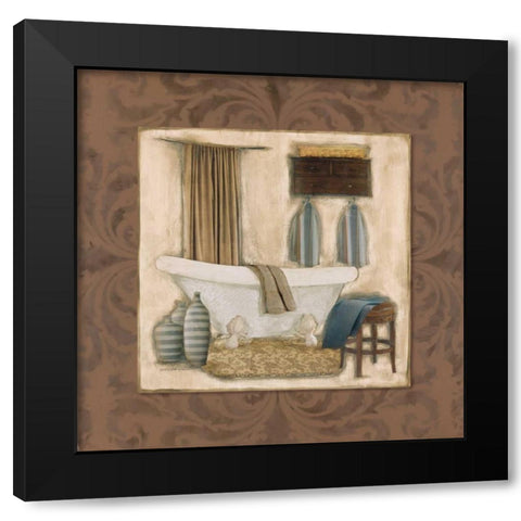 Do Not Disturb I Black Modern Wood Framed Art Print by Robinson, Carol