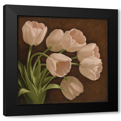 Summer Scent I Black Modern Wood Framed Art Print by Levashov, Igor