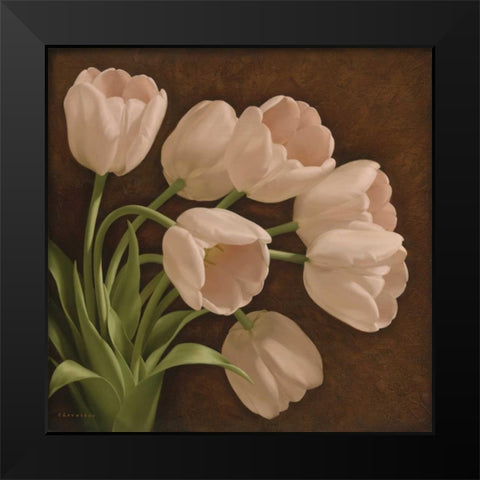 Summer Scent I Black Modern Wood Framed Art Print by Levashov, Igor
