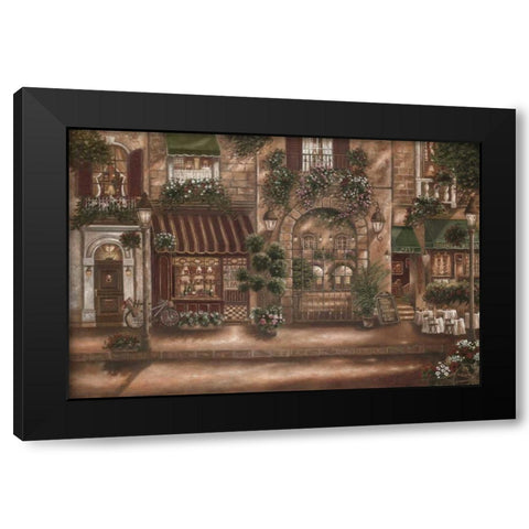 Gourmet Shoppes I Black Modern Wood Framed Art Print by Brown, Betsy