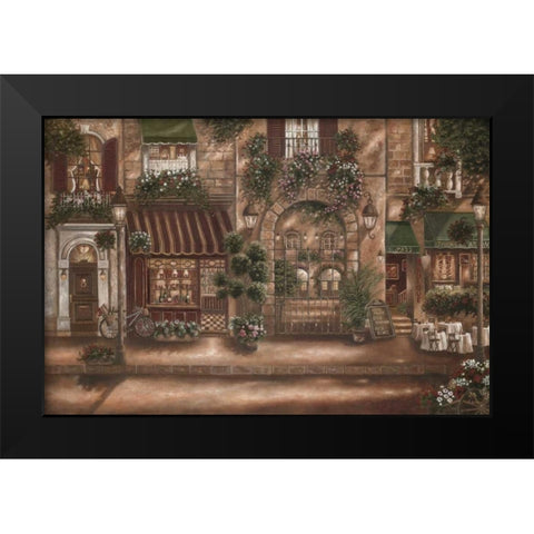 Gourmet Shoppes I Black Modern Wood Framed Art Print by Brown, Betsy