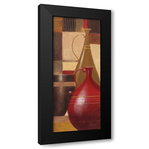 World Spice I Black Modern Wood Framed Art Print with Double Matting by Curtis, Paul