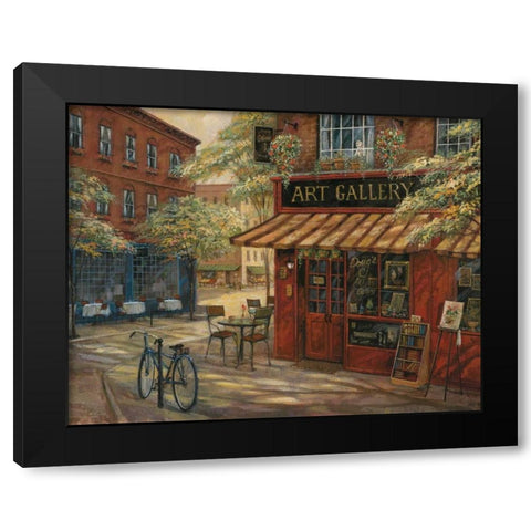 Dougs Art Gallery Black Modern Wood Framed Art Print with Double Matting by Manning, Ruane