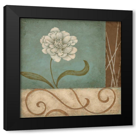 Softer Side I Black Modern Wood Framed Art Print with Double Matting by Carroll, Jane