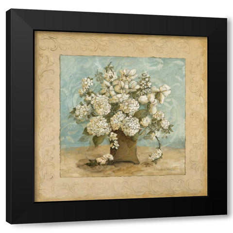White in the Sky II Black Modern Wood Framed Art Print with Double Matting by Olson, Charlene