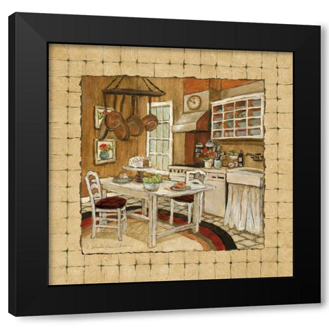 Kitchen Delight I Black Modern Wood Framed Art Print by Olson, Charlene