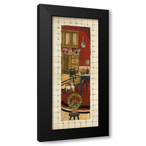 Warm and Inviting I Black Modern Wood Framed Art Print with Double Matting by Olson, Charlene