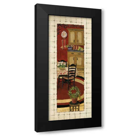 Warm and Inviting II Black Modern Wood Framed Art Print with Double Matting by Olson, Charlene