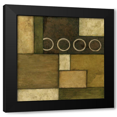 Linear Sphere I Black Modern Wood Framed Art Print by Olson, Norm