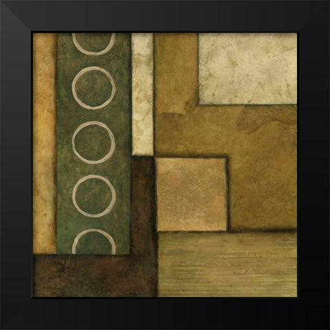 Linear Sphere II Black Modern Wood Framed Art Print by Olson, Norm