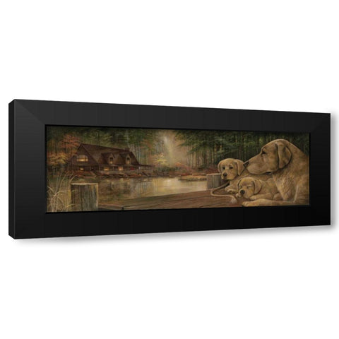 Mother Knows Best Black Modern Wood Framed Art Print with Double Matting by Olson, Norm