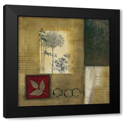 Autumn Trail II Black Modern Wood Framed Art Print by Olson, Norm
