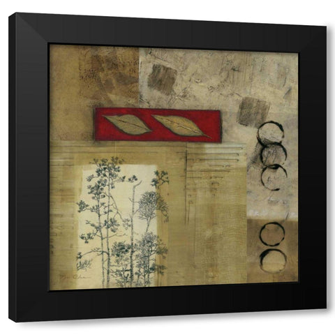 Autumn Trail III Black Modern Wood Framed Art Print by Olson, Norm