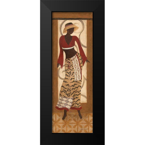 Forever Chic II Black Modern Wood Framed Art Print by Carroll, Jane