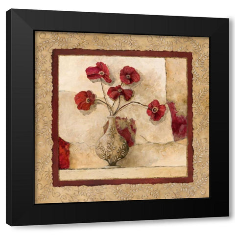 Cinq Pavos Black Modern Wood Framed Art Print by Olson, Charlene