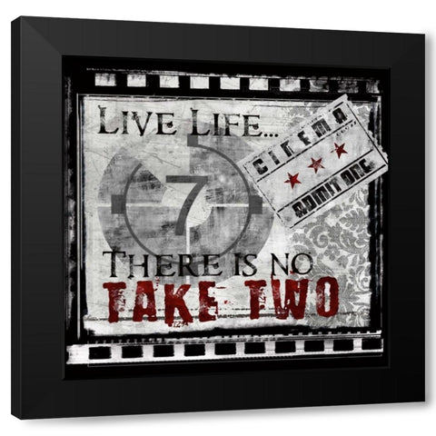 Take Two Black Modern Wood Framed Art Print by Knutsen, Conrad