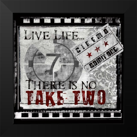 Take Two Black Modern Wood Framed Art Print by Knutsen, Conrad