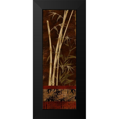 Bamboo Garden I Black Modern Wood Framed Art Print by Knutsen, Conrad