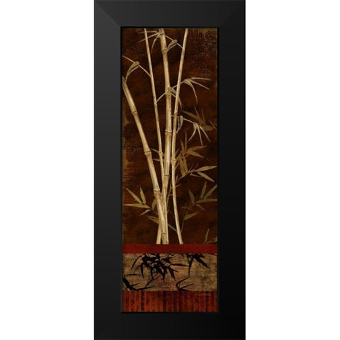Bamboo Garden II Black Modern Wood Framed Art Print by Knutsen, Conrad