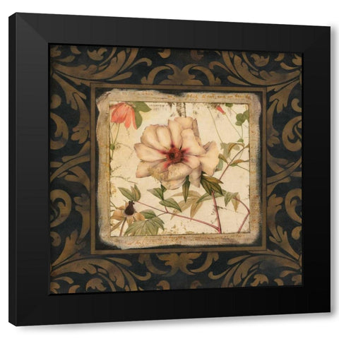 Tropical Botanique IV Black Modern Wood Framed Art Print with Double Matting by Robinson, Carol