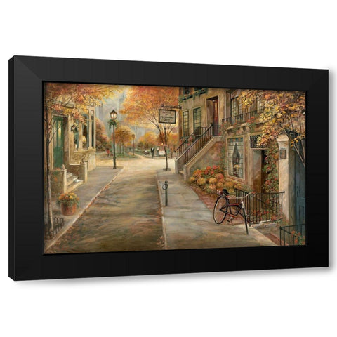 School of Performing Arts Black Modern Wood Framed Art Print with Double Matting by Manning, Ruane
