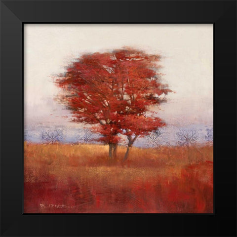 Mathenia-Autumn Morning I Black Modern Wood Framed Art Print by Mathenia, Paul