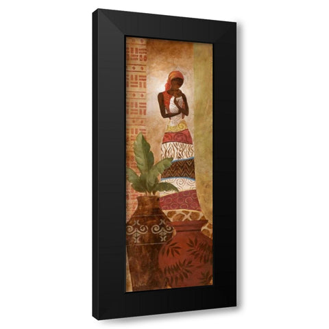 A Mothers Love I Black Modern Wood Framed Art Print with Double Matting by Nan