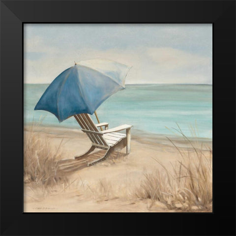 Summer Vacation I Black Modern Wood Framed Art Print by Robinson, Carol