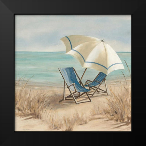 Summer Vacation II Black Modern Wood Framed Art Print by Robinson, Carol